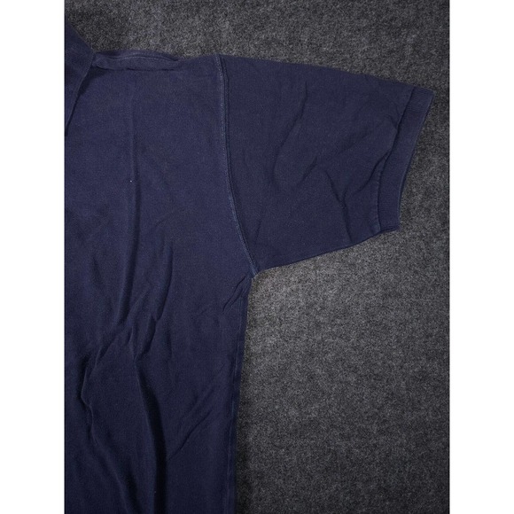 DB Basics Shirt Mens Medium‎ M Button Polo Collared Regular Fit Cotton Blue - Picture 4 of 11